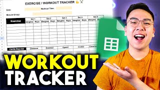 Google Sheets WORKOUT TRACKER to Log Exercises! *TUTORIAL*