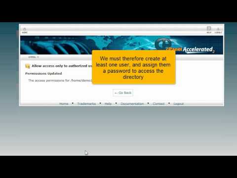 How to password protect a directory in cPanel
