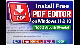 How to Install Free PDF Editor in Windows 11/10 (PC/Laptop)