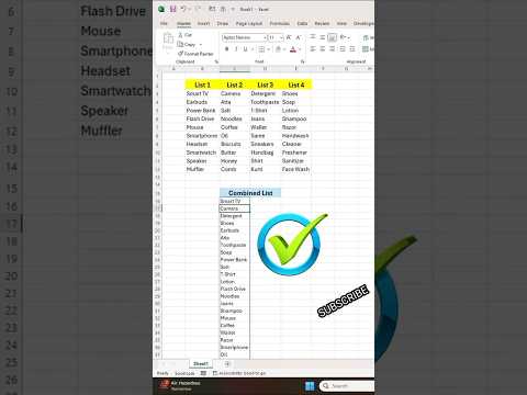 Excel TOCOL Formula 🔥 | Convert Range to Single Column in Seconds! 💡 | Excel Tips in Hindi #shorts