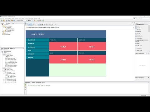 How To Design Fency Responsive Layout In Netbeans Using JAVA
