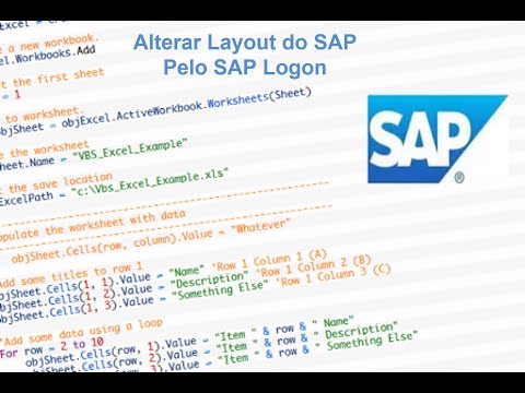 Alterar Layout do SAP Pelo SAP Logon