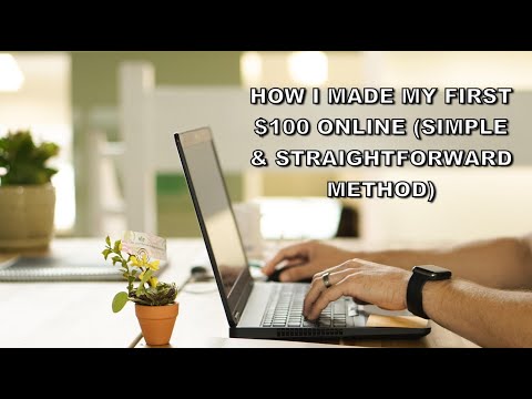 How I Made My First $100 Online Simple Method! #unlockfinancialfreedom #money #selfhelp