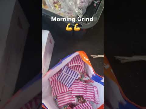 It's the Morning so it's a Sweet fill again. I had to come in early and I made 25 bags on my own.