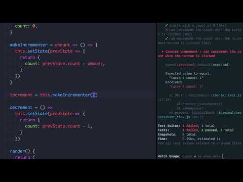 Testing React #3: Refactoring with tests