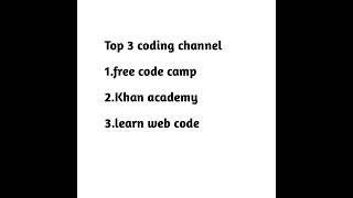 Top 3 coding channel #coding#learncode#youtubeshorts#coding#iqutec#ytchannel