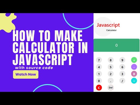 How to make a Calculator using HTML CSS JavaScript