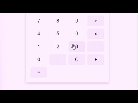 How to build a calculator app using html & css and java script