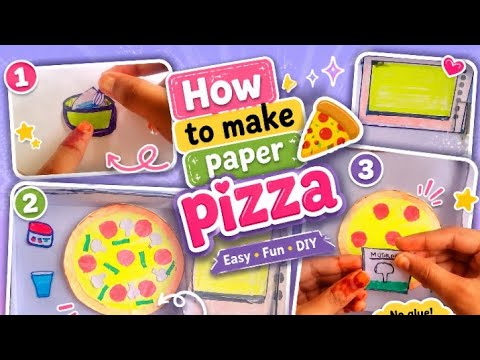 How to make a paper pizzza | you like pizzza #paper pizzza #drawing #ideas #viral #video