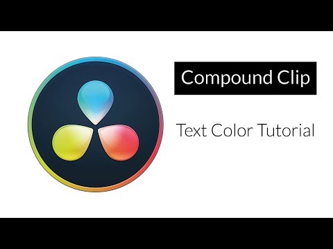 DaVinci Resolve Text Color Tutorial
