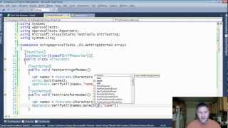Using ApprovalTests in .Net 05 Arrays