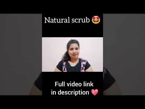 Natural face scrub at home in tamil | Cutie pie ❤️ #shorts