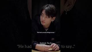 He had so many things to say 😔