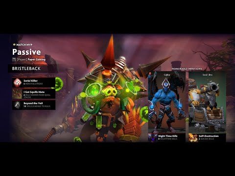 BRUTAL BRISTLEBACK MVP Gameplay | Unstoppable Killing Spree in Dota 2