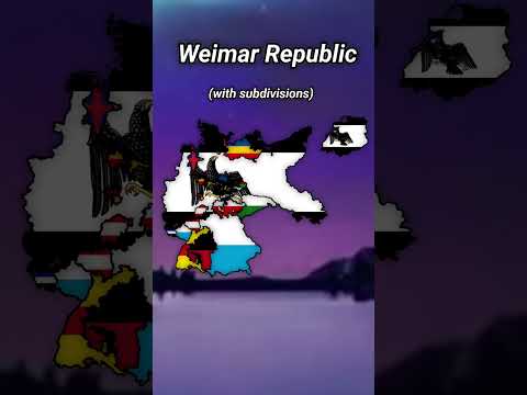 Weimar Republic map. #germany #weimarrepublic #history #mapping