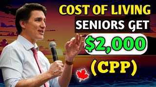 Low Income Seniors Get This Payment! $2000 Is On The Way | Canada Pension Plan | CPP Increase.