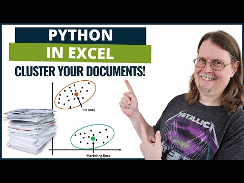 K-Means Clustering Text Documents: Python in Excel Tutorial (Free Files)