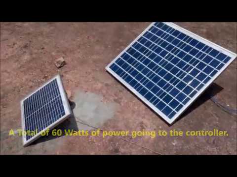 MPPT based solar charge controller system with IoT for remote monitoring.
