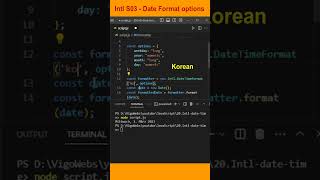 JS tips - Date Format Options - Intl S03 #shorts #javascript #tipsandtricks