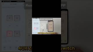 4 Channel Zigbee Smart Switch with remote control via app  #smartswitch