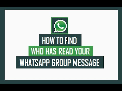 How to Know All the People who read or saw your Message in a WhatsApp group | All you need to Know