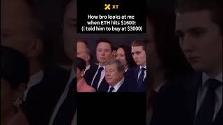 How bro looks at me when $ETH hits $1600  #cryptocurrency #ethereum
