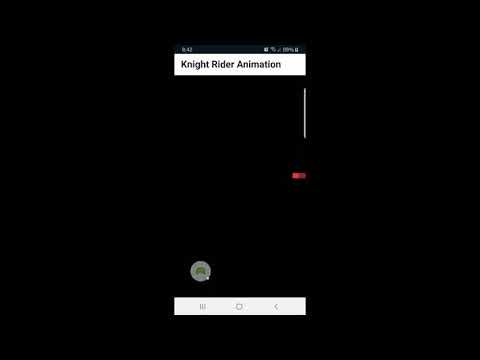 Knight Rider Animation | Flutter