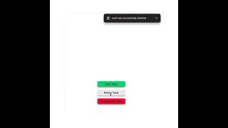 📢 Demo: Dropped Toast component in Reactjs & Nextjs
