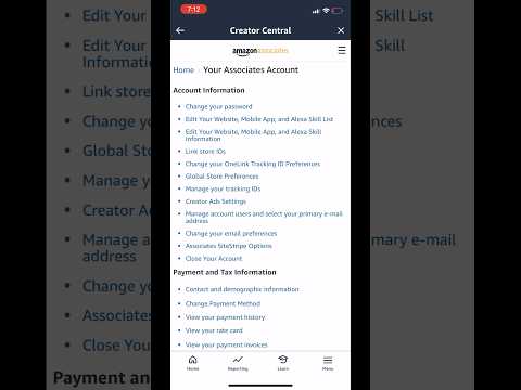 How to add your social media link to your associates account