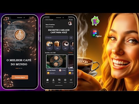 ☕☕ Aplicativo de Cafeteria Feito no Android Studio - Kotlin / XML / 2 RecyclerView ➕ Figma ☕☕