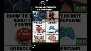 You Only Have $50… What Are You Choosing? #memes #glitchtext