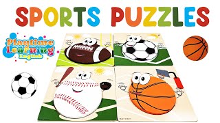 Best Sports Learning for Kids | Learn Sports Puzzles | Toddler Educational Video #preschool #toys