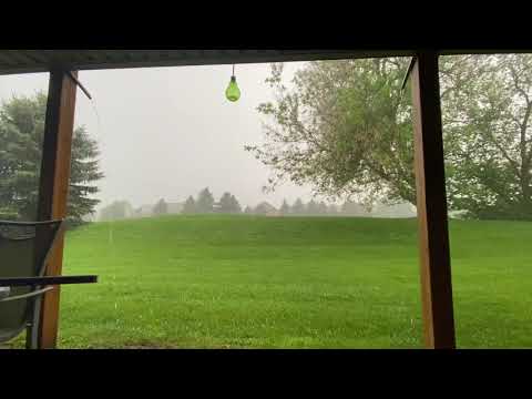 Rain and thunder