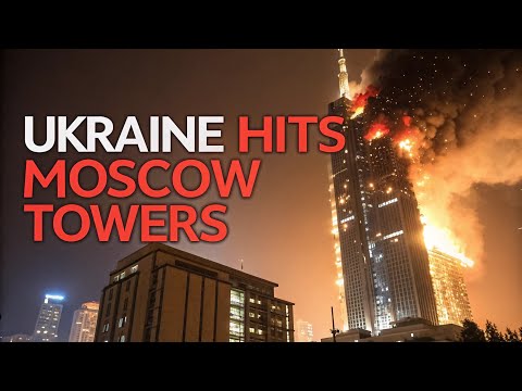Ukraine Drone Strike Hits Moscow Towers | Capital in Flames
