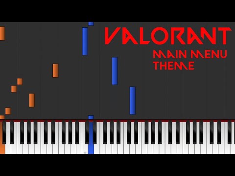 Valorant Main Menu Theme Piano Tutorial And Sheet Music