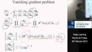 Deep Learning Lecture 12: Recurrent Neural Nets and LSTMs