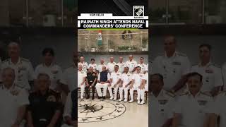 Defence Minister Rajnath Singh attends Naval Commanders’ Conference in New Delhi