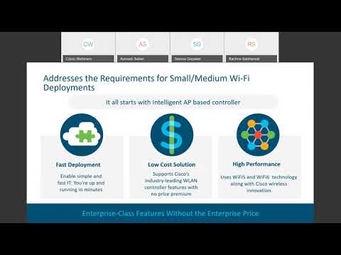 Cisco Embedded Wireless Controller (EWC) - Best in class wireless experience Built on an AP