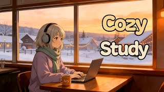 Peaceful Winter Lofi – Snowy Cabin Vibes for Studying & Unwinding ❄️✨