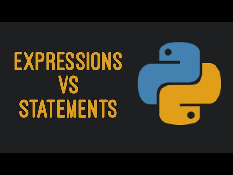 Expressions and Statements Python