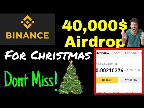 Binance 40,000$ BIG AIRDROP For Christmas 🎄 | Binance Christmas Giveaway | Binance Metaverse Airdrop