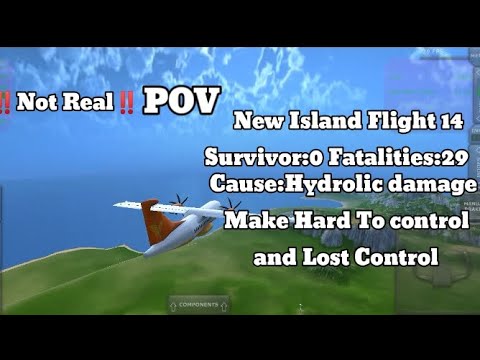 New Island Flight 14 ( Caught on camera )