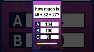 Math Quiz: Can You Solve This In 5 Seconds? #shorts #quiz #mathpuzzle #quizzing