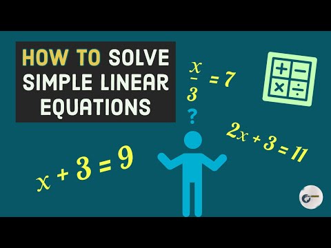 How To Solve Simple Linear Equations | Introduction to Algebra | MATHS AT HOME | GABECE/BECE |GAMBIA