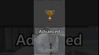 Blender: Model a Trophy – Noob vs Pro 🏆 #Blender #3dmodeling #asmr #noobvspro #b3d #blendershort