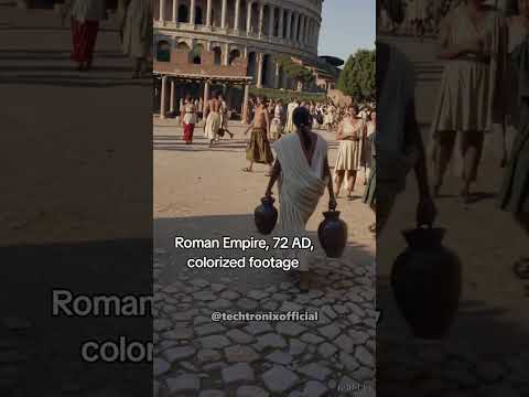 Artificial intelligence Imagines Ancient Roman Empire 🚀