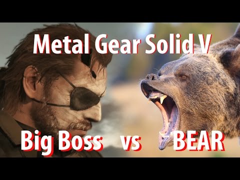 Metal Gear Solid V  TPP Big Boss vs Bear (Round 1)