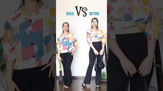 Basic vs better #shorts #fashion #styleinspo #youtubeshorts