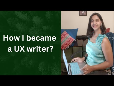 How I became a UX writer?
