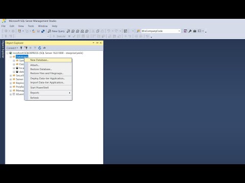 How to Create a database in SQL Server | Database Table in MS SQL 2022 | SQL Server (SSMS)